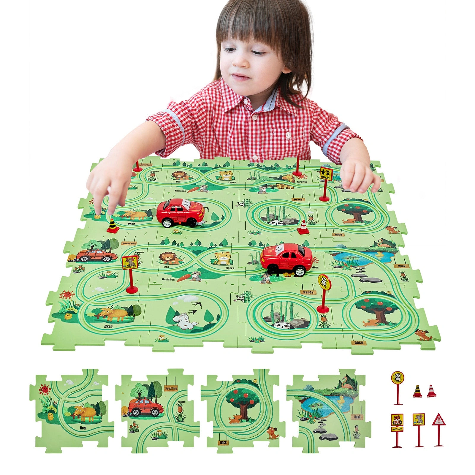 SGILE Forest Builder STEM Puzzle Set: Spark Imagination & Build Brilliant Skills!
